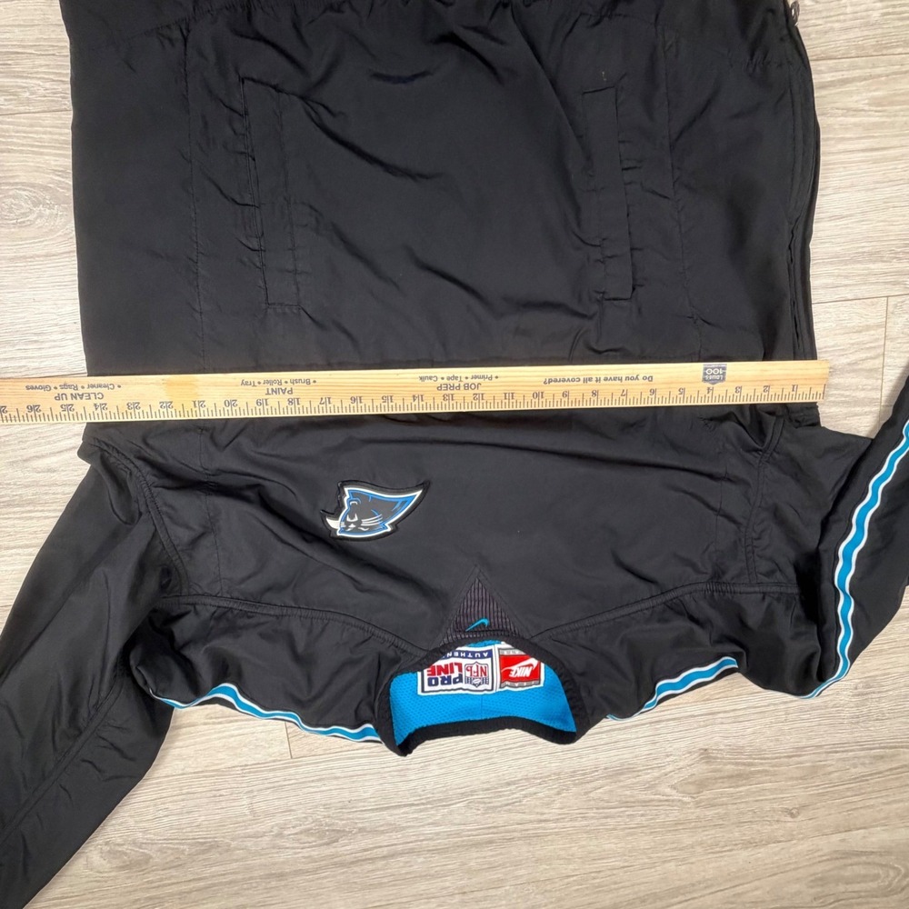 Vintage Nike NFL Pro Line Carolina Panthers Windbreaker Mens Medium Black - Picture 6 of 10